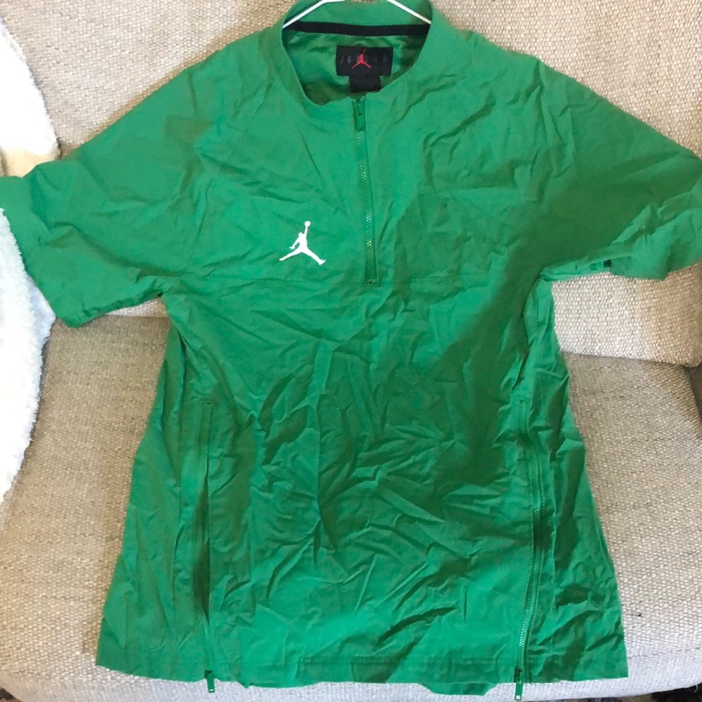 Jordan Mens Short sleeve 1/4 zip hot jacket